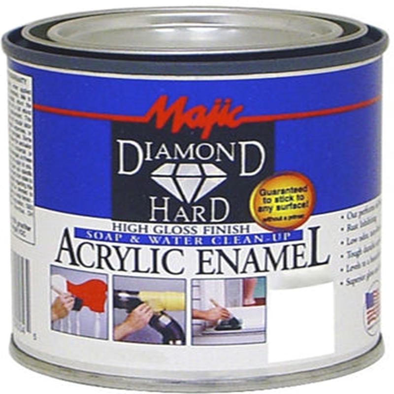 ACRYLIC GAL WHITE SATIN DIAMONDHARD