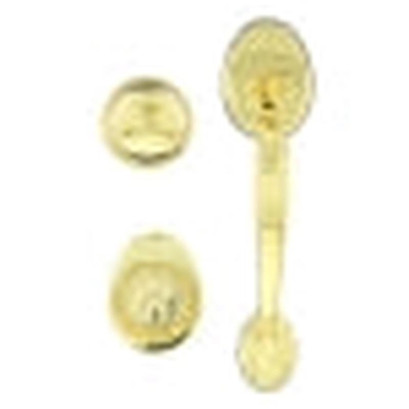 Ultra Hardware Products Lock, Handleset, Ball Knob, Polished Brass