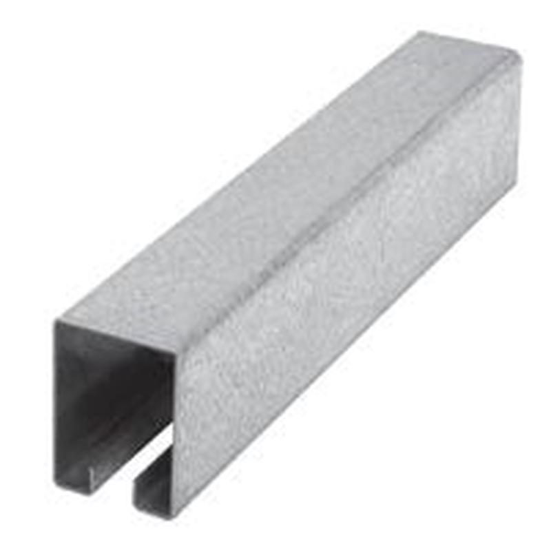 Western Product of Indiana No. 2 Box Rail Track 8ft - Galvanized Steel