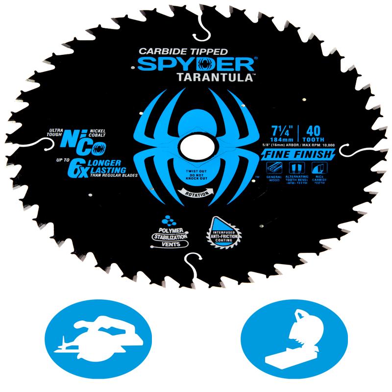 Spyder 40T Fine Finish Saw Blade