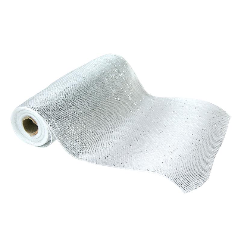 Rouleau de tulle argent, 11" x 30'