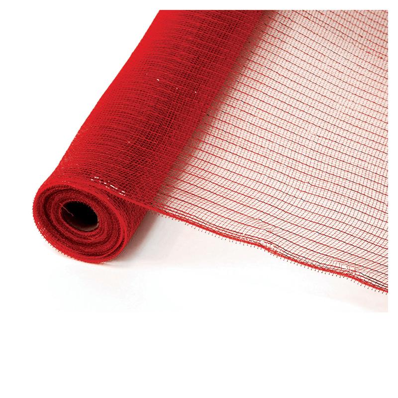 Rouleau de tulle rouge, 4" x 75'