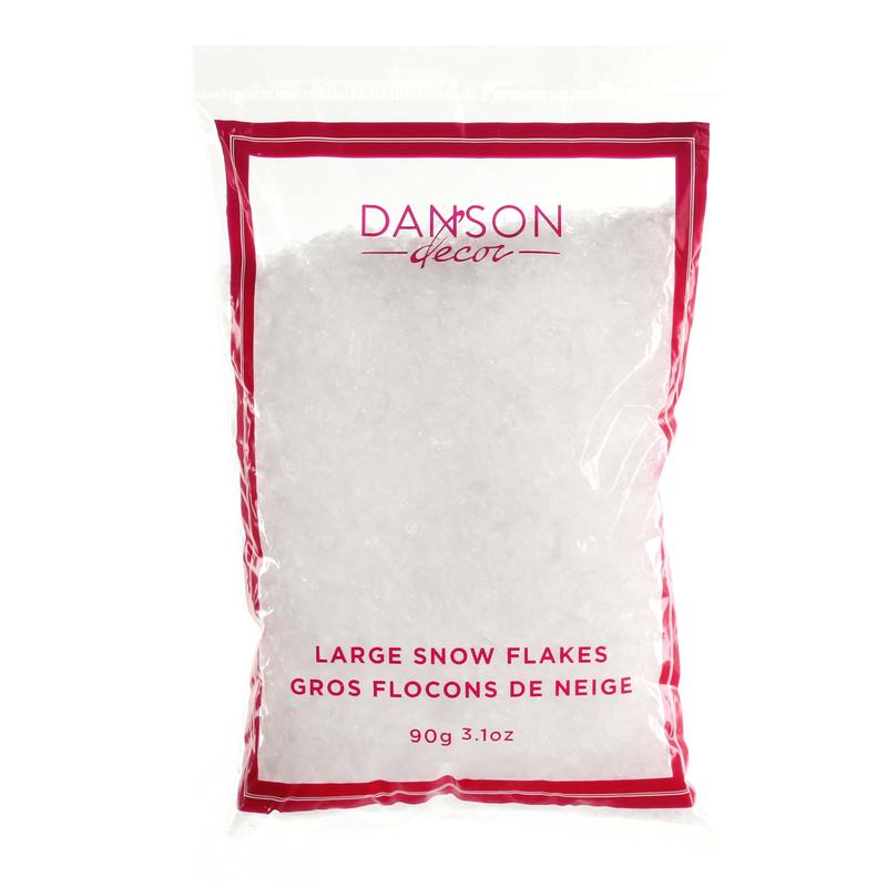 Sac de neige artificielle (gros flocons blancs), 90 gr