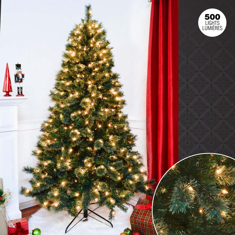 Sapin de Nol de 7'  500 lumires