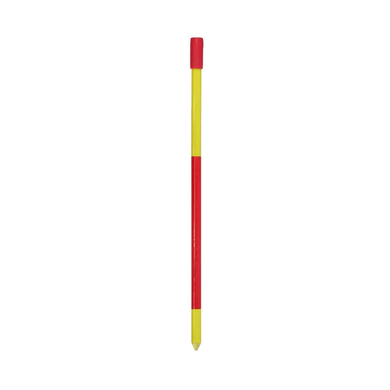Balise jaune et rouge ultra robuste, 1/2" x 72"
