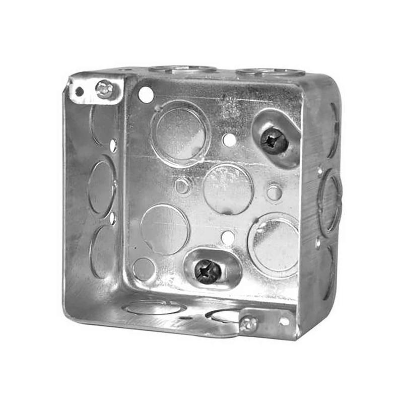 Bote lectrique carre  14 ouvertures dfonables, 2-1/8" de profondeur (30po3)