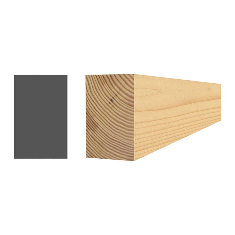 Rectangle en pin joint 1/2" x 3/4" x 8'