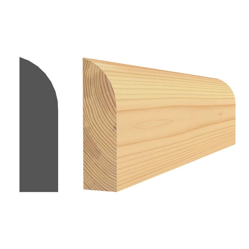 Arrt de porte en pin joint 5/16" x 1-1/16" x 7'