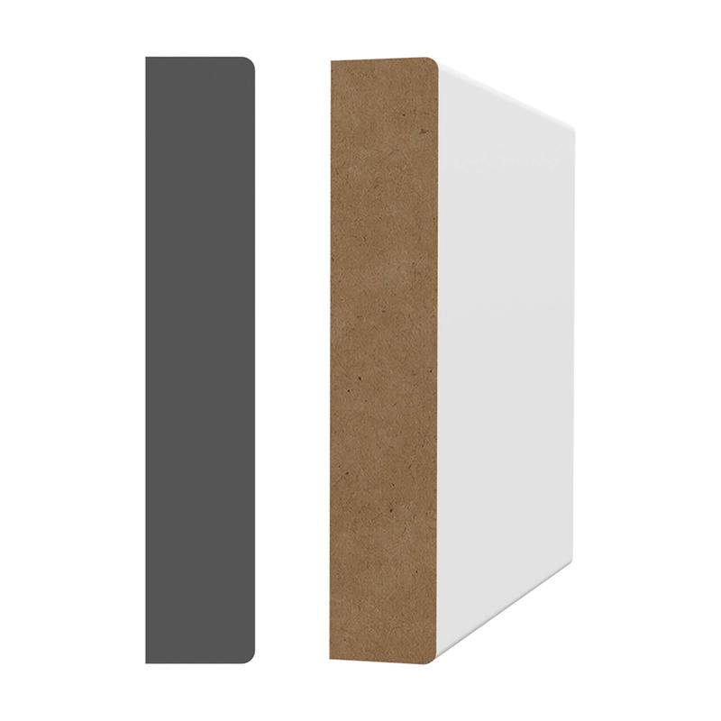 Cadrage en MDF avec apprt blanc 1/2'' x 2-3/4 x 14'-3''