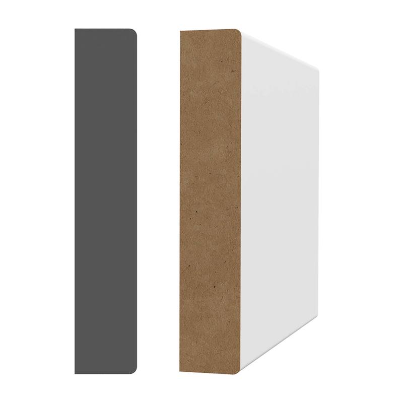 Cadrage en MDF avec apprt blanc 1/2'' x 2-3/4'' x 7'-1''