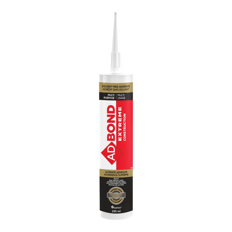 Adhsif de construction hybride, phtalate ou solvant, sans isocyanate, gris
