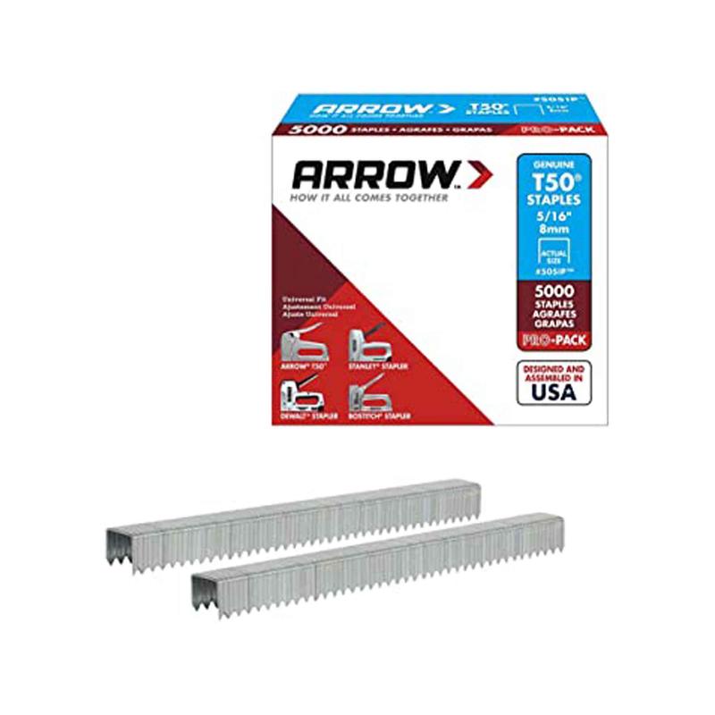 Agrafe 5/16" en acier pour T-50, 5 000 units