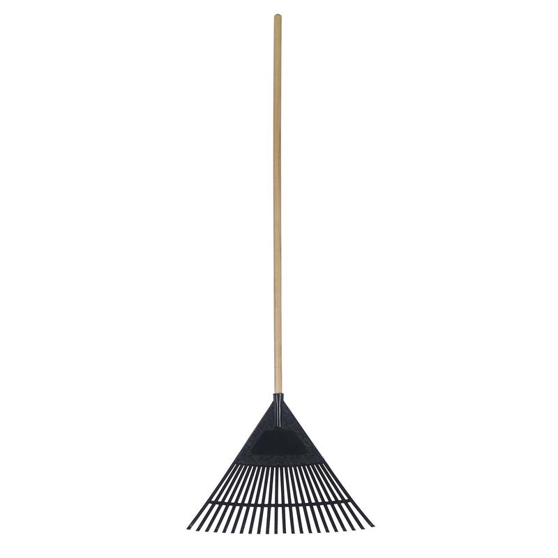 Balai  feuilles en poly noir