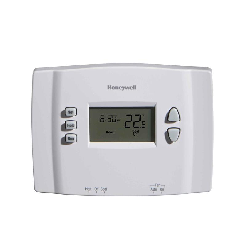 Thermostat digital programmable blanc, pour systmes de chauffage et de climatisation 24 V