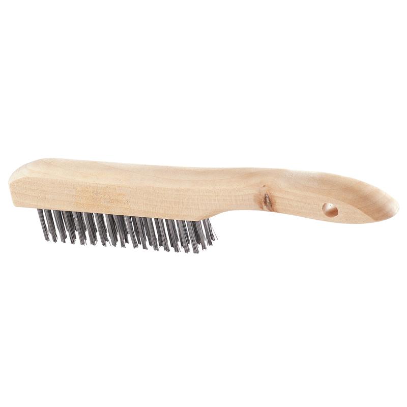 Brosse en acier  haute teneur en carbone de 1'' (2.5cm)  avec poigne en sabot de 5"