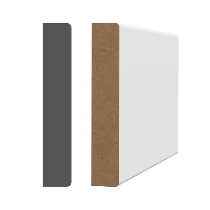 Cadrage en MDF avec apprt blanc 3/8''x2-1/8''x7'