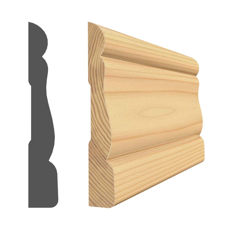 Cadrage en pin joint 3/8''x2-1/8''x8'