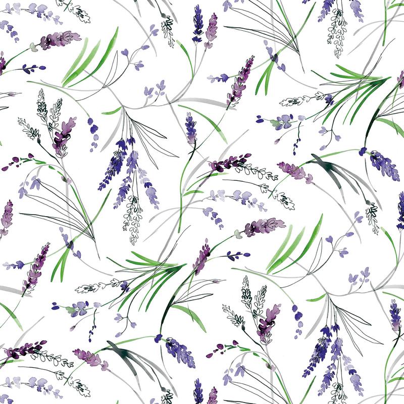 Revtement de table ''Les petites fleurs'', 55'' (rouleau de 65')