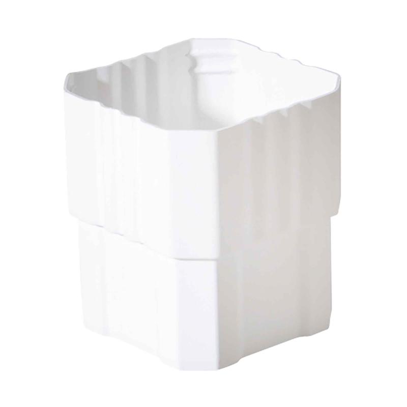 Raccord pour descente de gouttire carre et nervure K-Snap, 2-1/2''