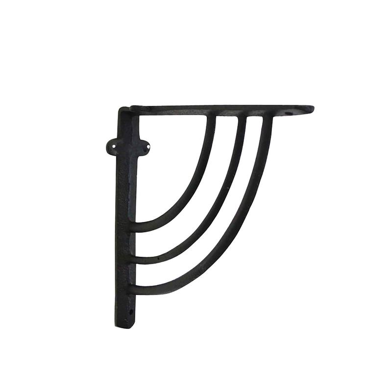 Support noir  tablette avec 3 arcs, 7,6"