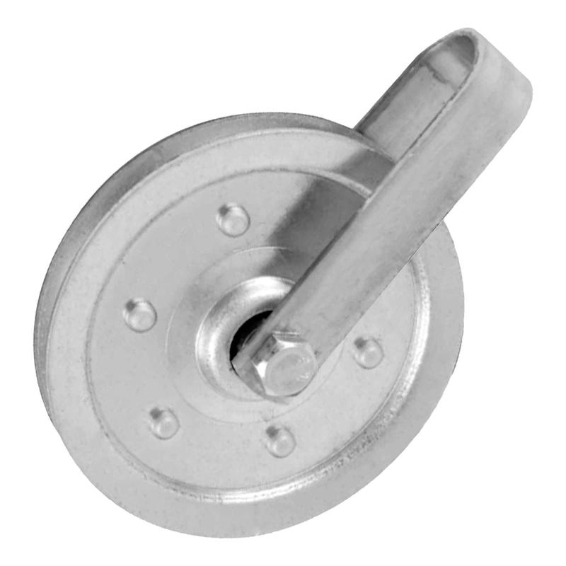 Poulie avec embranchement et boulon pour porte de garage, 4"
