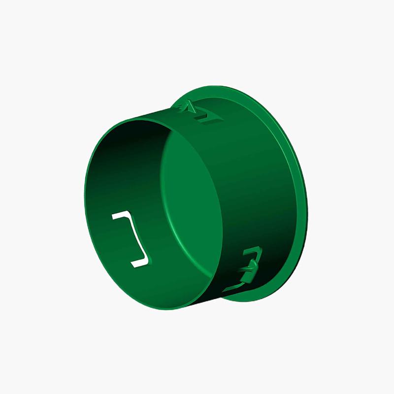 Bouchon intrieur avec clips, 4"