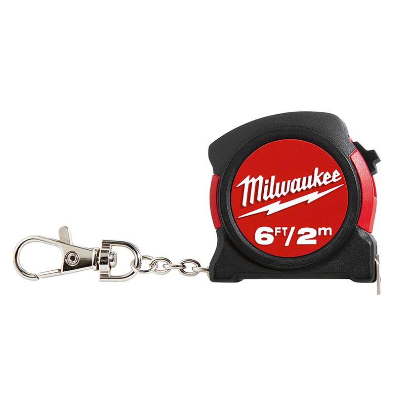 Ruban  mesurer porte-cls Milwaukee, 6' (2m)