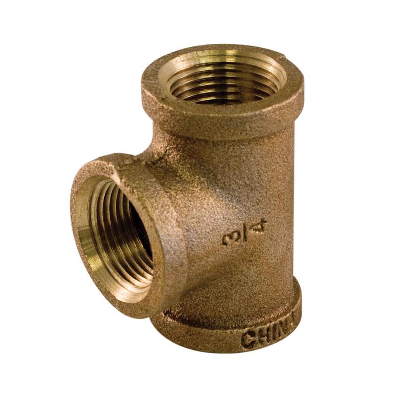 T  visser bronze, 3/4"