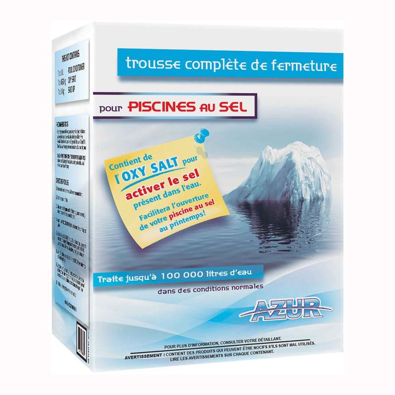 Trousse complte de fermeture pour piscine au sel