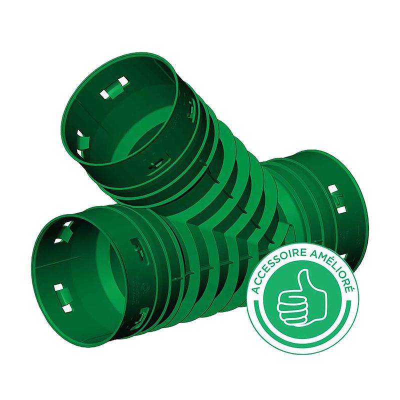 Y  45 d'extrieur avec clips, 4"