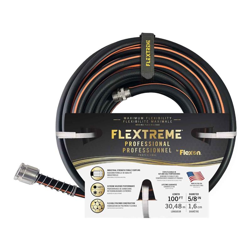 Boyau d'arrosage professionnel Flextreme, 5/8'' x 100'