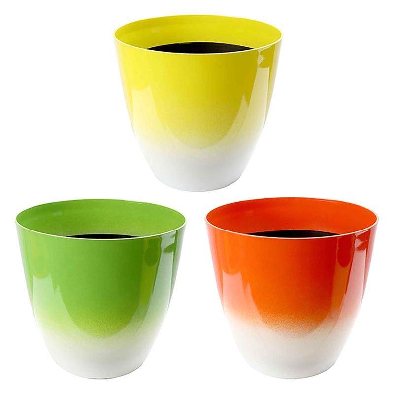 Pot rond  finition maille, 11,4'' x 10,6'' (choix entre 3 couleurs)