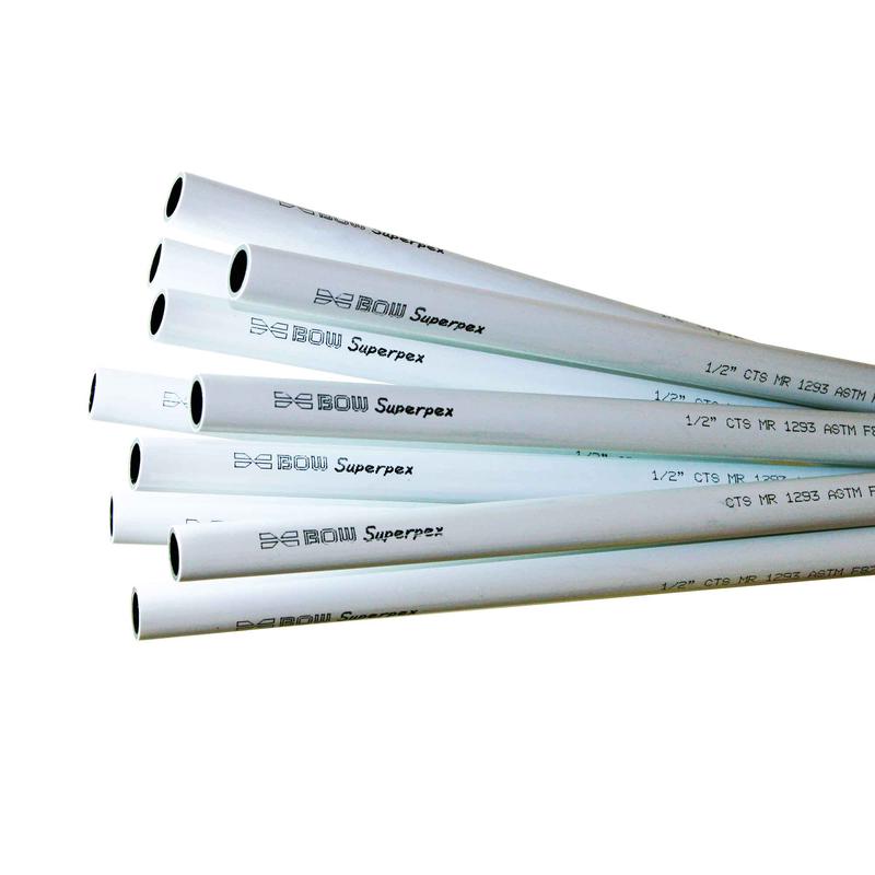 Tuyau blanc SuperPex, 1/2'' x 10'