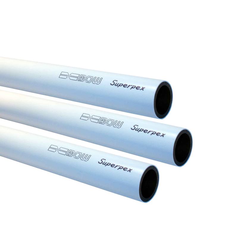 Tuyau blanc SuperPex, 3/4'' x 10'