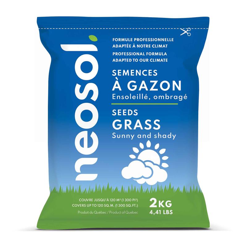 Semences  gazon ensoleill et ombrag, 2 kg