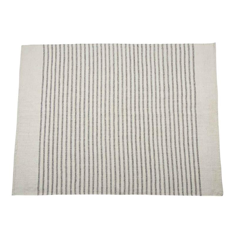 Tapis  rayures Element, 5' x 7' (gris)