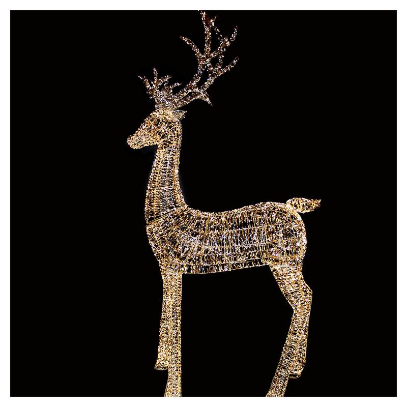 Renne dor illumin  4300 DEL blanc chaud, 106''