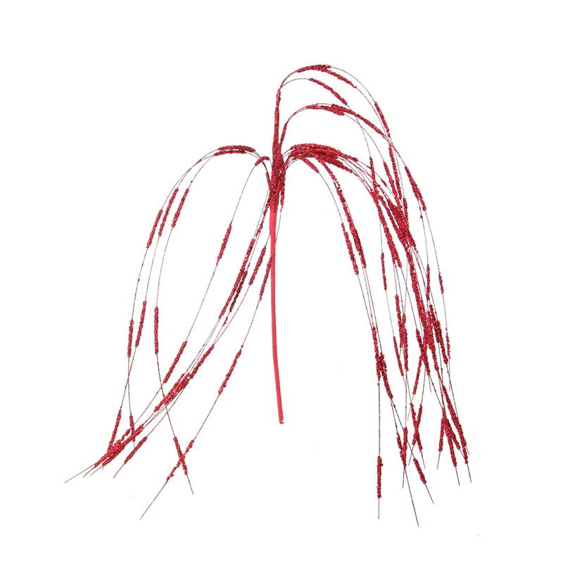 Tige en fouet de couleur rouge, 112 cm