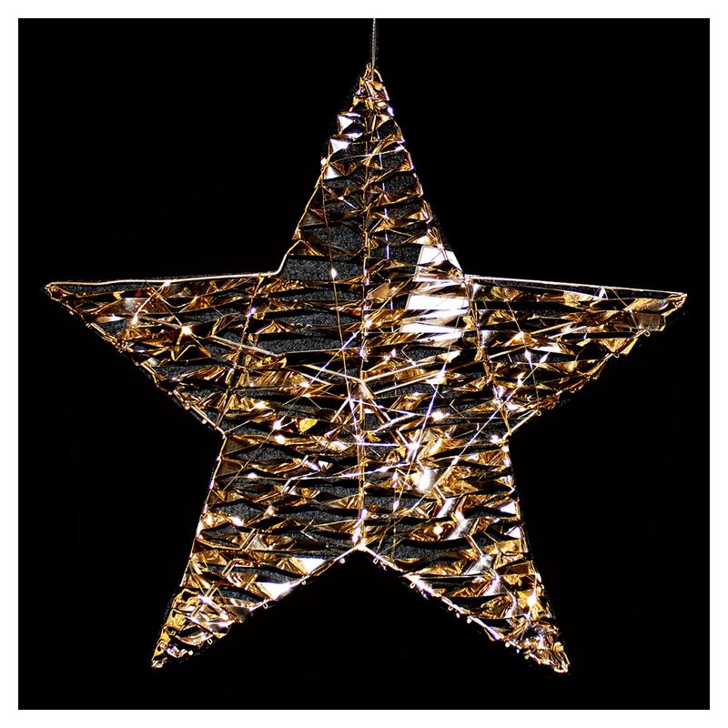 toile dore illumine  50 DEL blanc chaud, 20''