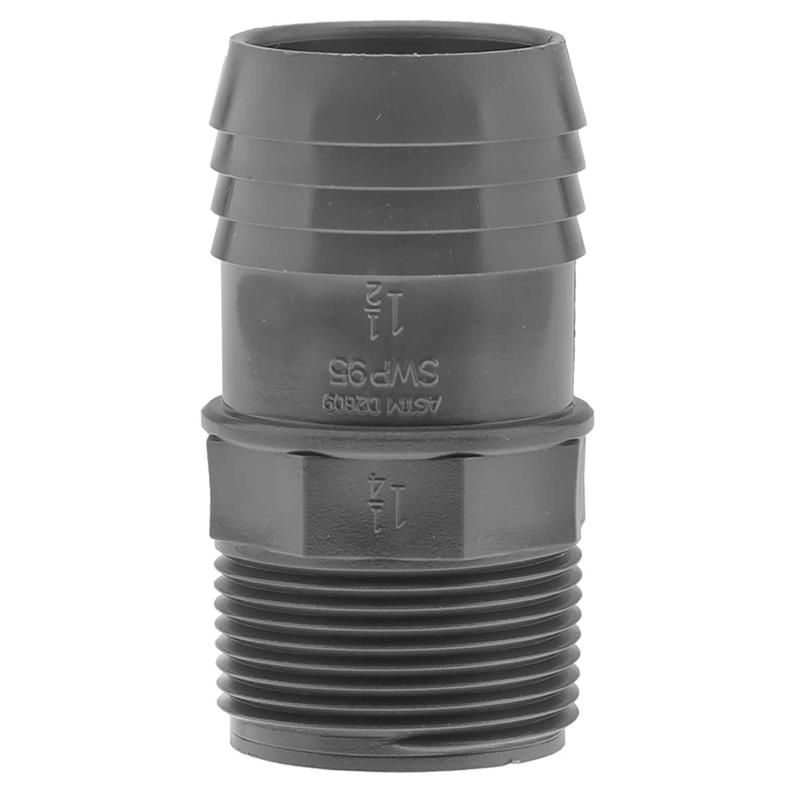 Adaptateur en Poly  insertion x MPT, 1-1/2'' x 1-1/4''
