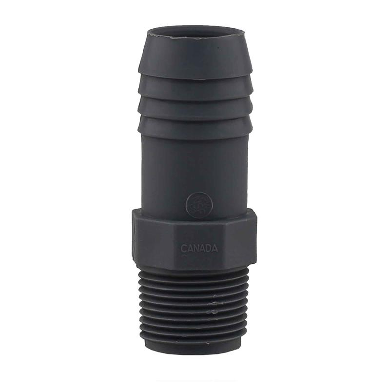 Adaptateur en Poly  insertion x MPT, 1'' x 3/4''