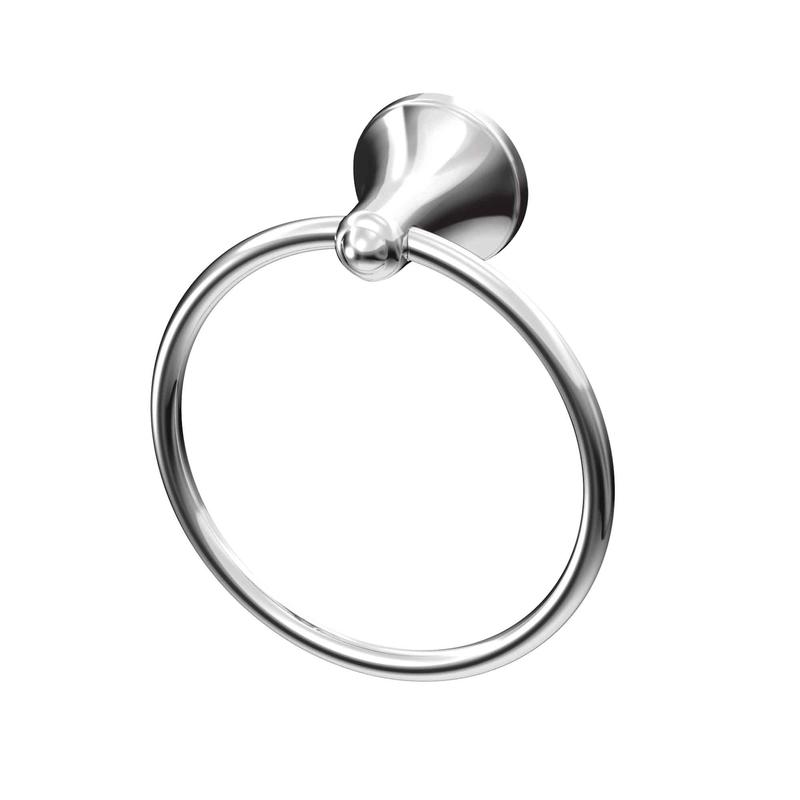 Anneau porte-serviettes Laia, chrome