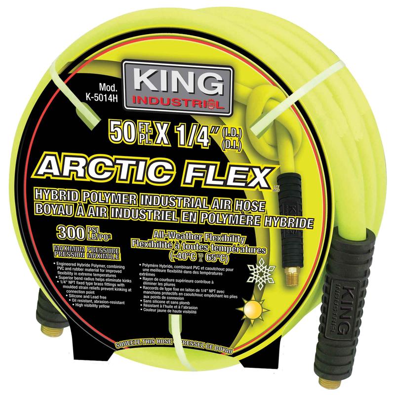 Boyau  air industriel en polymre hybride, 1/4" x 50'