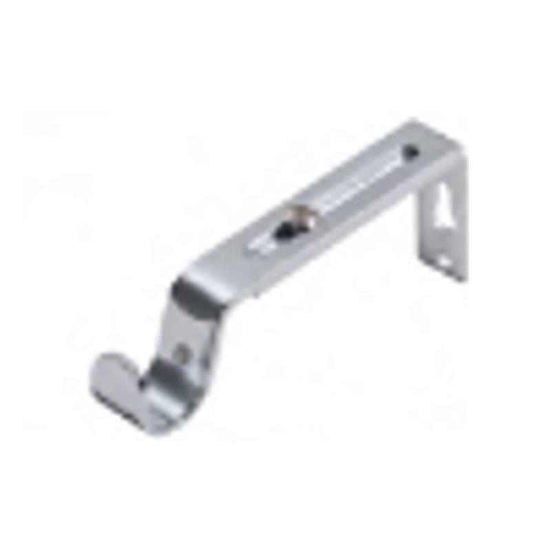 Support ajustable pour tringle  rideaux, 1''  1-1/8' (argent)
