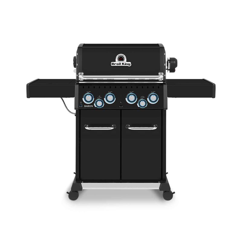 BBQ au propane Baron 490 Pro Shadow  4 brleurs + 1 brleur latral + 1 brleur arrire, 65 000 BTU