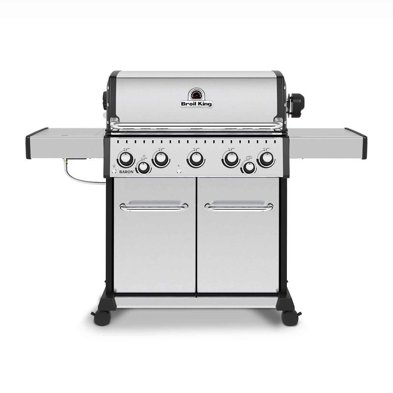BBQ au propane Baron S 590 Pro IR  5 brleurs + 1 brleur latral + 1 brleur arrire, 70 000 BTU