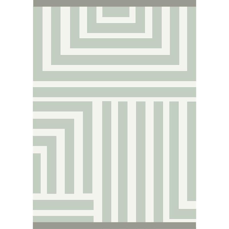 Tapis d'extrieur tiss, labyrinthe (5' x 7')