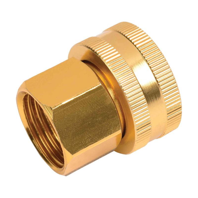 Raccord pivotant, 1/2" NPS (F) x GHT (F)