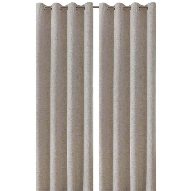 Rideau opaque naturel Modern Tweed, 57'' x 96''