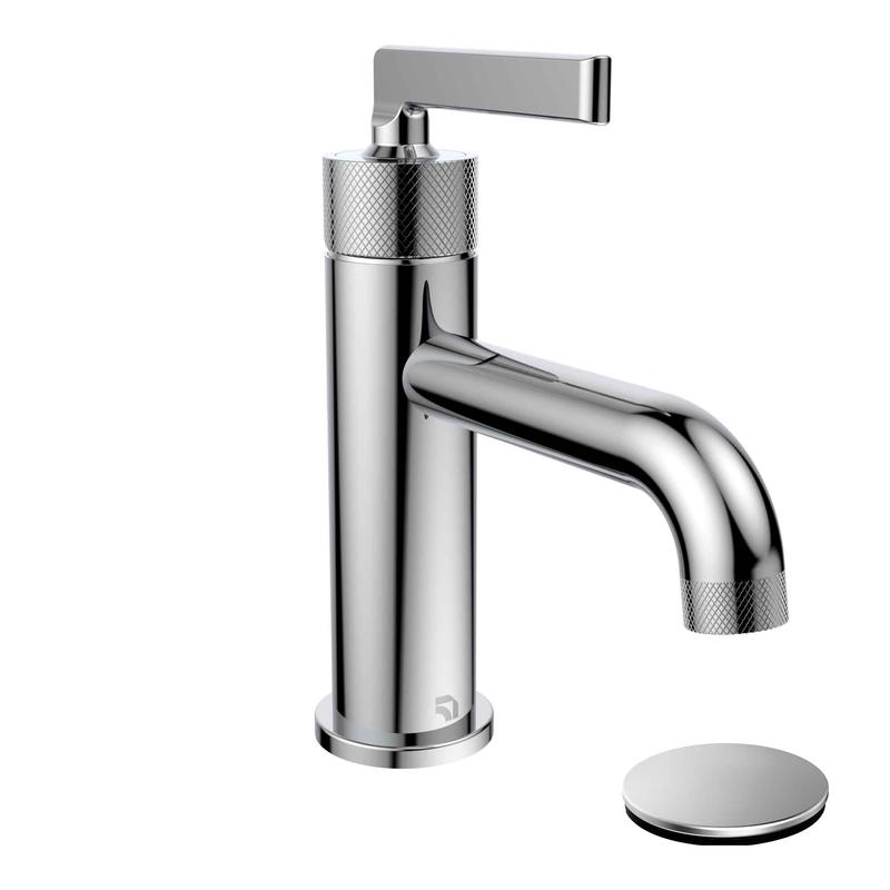 Robinet pour lavabo de salle de bain avec contrle de volume  1 poigne INDY, chrome